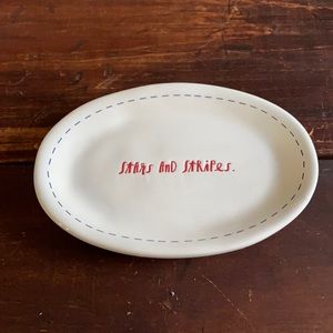 Small Rae Dunn Stars and Stripes platter